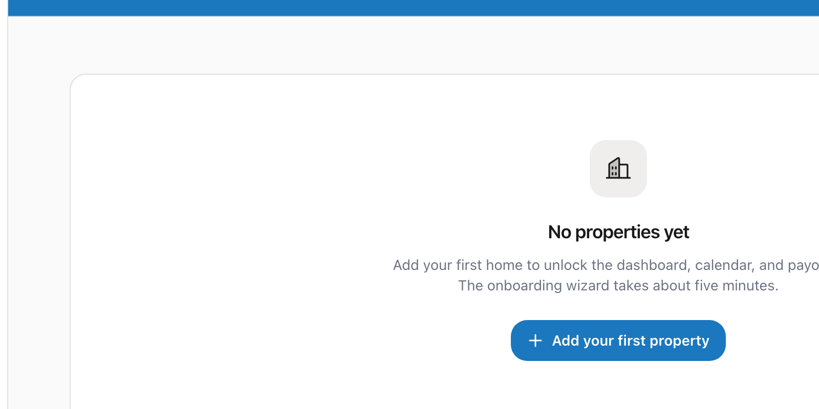 Close-up of property status badges and labels