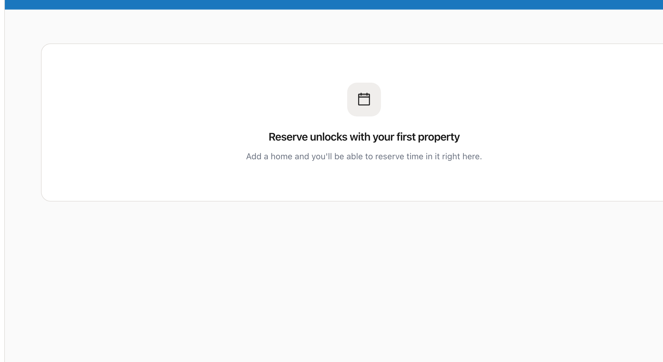 Calendar view for selecting dates to block